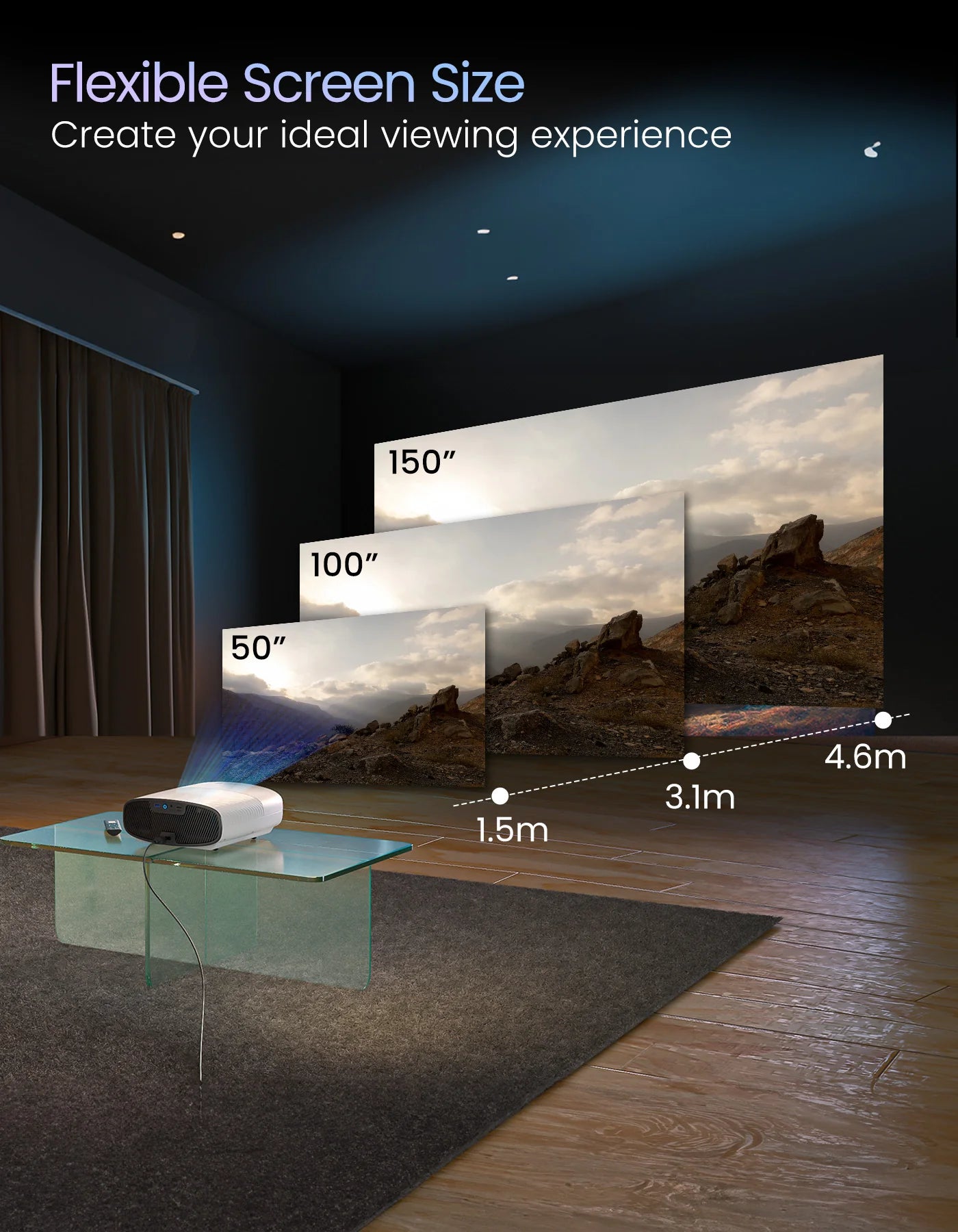 Portonics Beem 530
1080p Full HD | 15W Speaker | Android Based Interface | 7600 Lumens