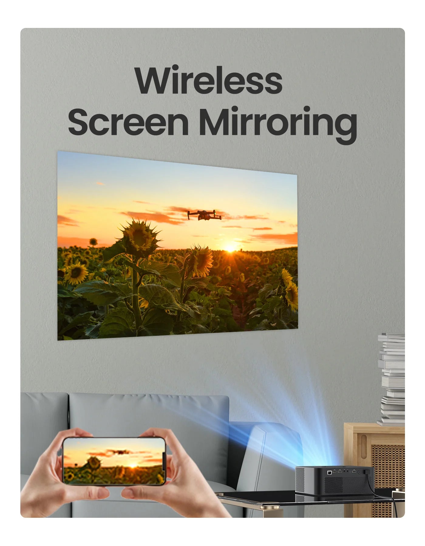 Portonics Beem 510
Mic-Enabled Remote | Dolby Audio | 1080p FHD Native | 4K UHD Support