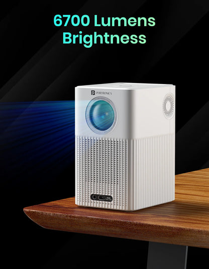 Portonics Beem 500
1080p FHD Native | Voice-enabled Remote | 6700 Lumens | 16W Speakers
