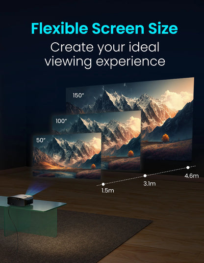 Portonics Beem 490
Streaming Apps | 1080p Full HD | 6000 Lumens | 5W Speaker