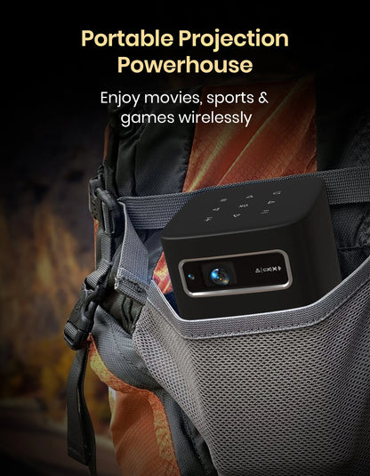 Portonics Pico 13
4K UHD Support | 3500 Lumens | Rechargeable | DLP Technology
