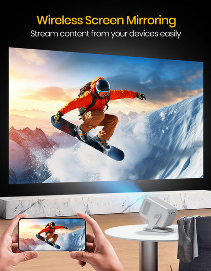 Portonics Beem 450
Pre-installed Streaming Apps | 1080p Full HD | 4000 Lumens | Upto 120 Max Display