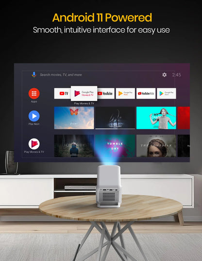Portonics Beem 450
Pre-installed Streaming Apps | 1080p Full HD | 4000 Lumens | Upto 120 Max Display