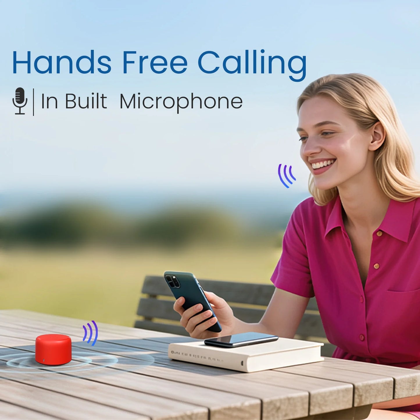 Portonics Pico
HD Sound | Bluetooth 5.3V | in Built Mic | Type C Fast Charging | Blue
