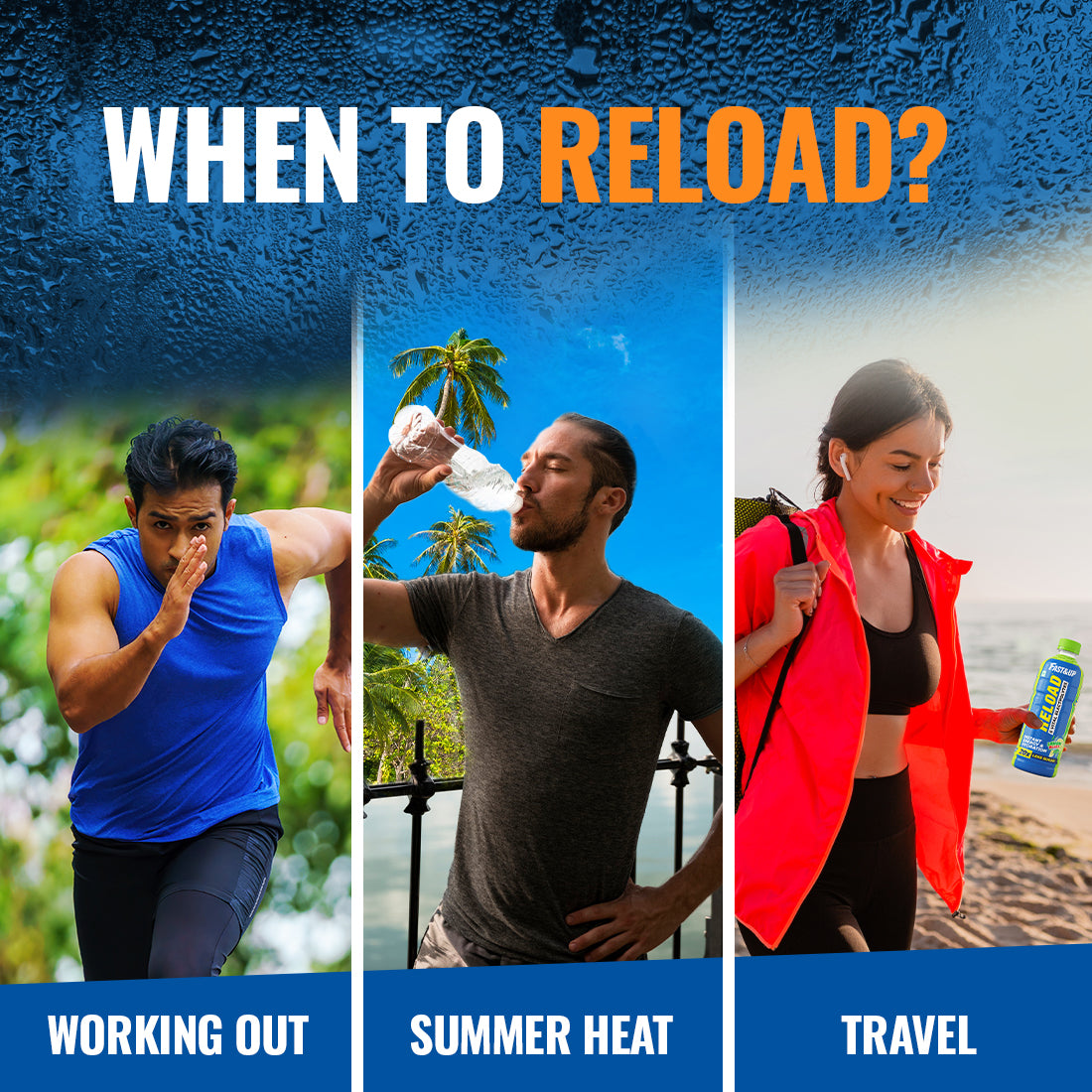 Fast&Up Reload Ready To Drink - 500 ml - Orange
