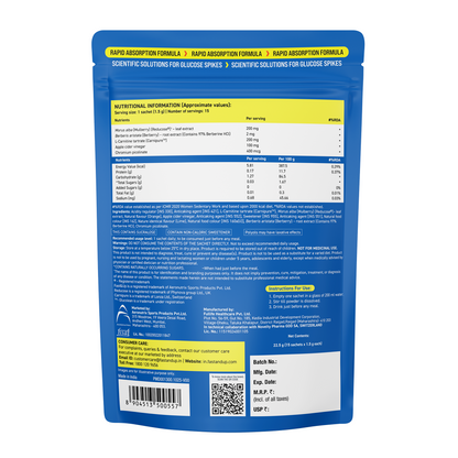 Fast&Up Glucolean For Low Glycaemic Response – Nature's GLP-1 - Orange