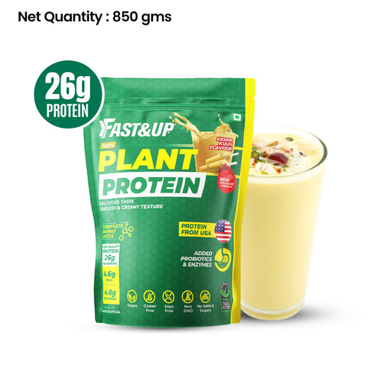 Fast&Up Plant Protein - Kesar Kulfi - 25 Servings