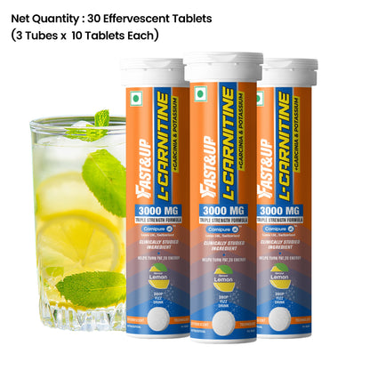 Fast&Up L-Carnitine 3000mg for Weight Loss - Lemon