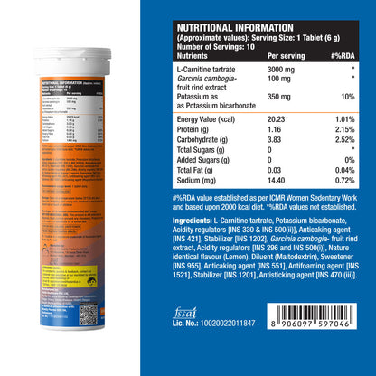 Fast&Up L-Carnitine 3000mg + Energy Gel | Mango