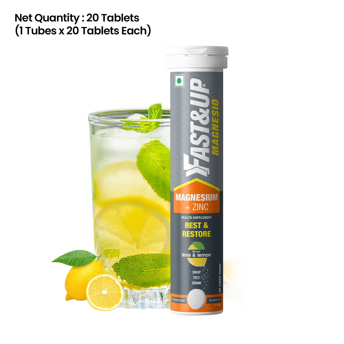 Fast&Up Daily Magnesium for Sleep, Stress & Muscle Recovery
