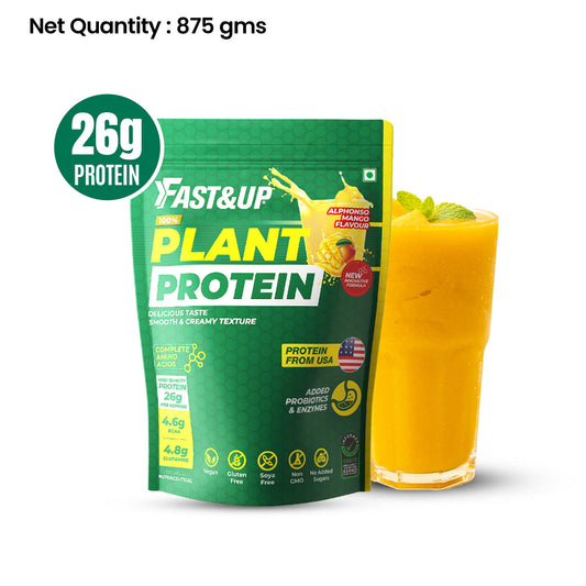 Fast&Up Plant Protein - Alphonso Mango - 25 Servings