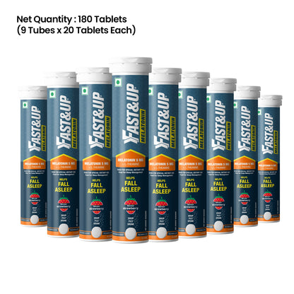 Fast&Up Fastest Acting 5 mg Melatonin with No Added Sugar - Strawberry