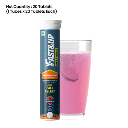 Fast&Up Fastest Acting 5 mg Melatonin with No Added Sugar