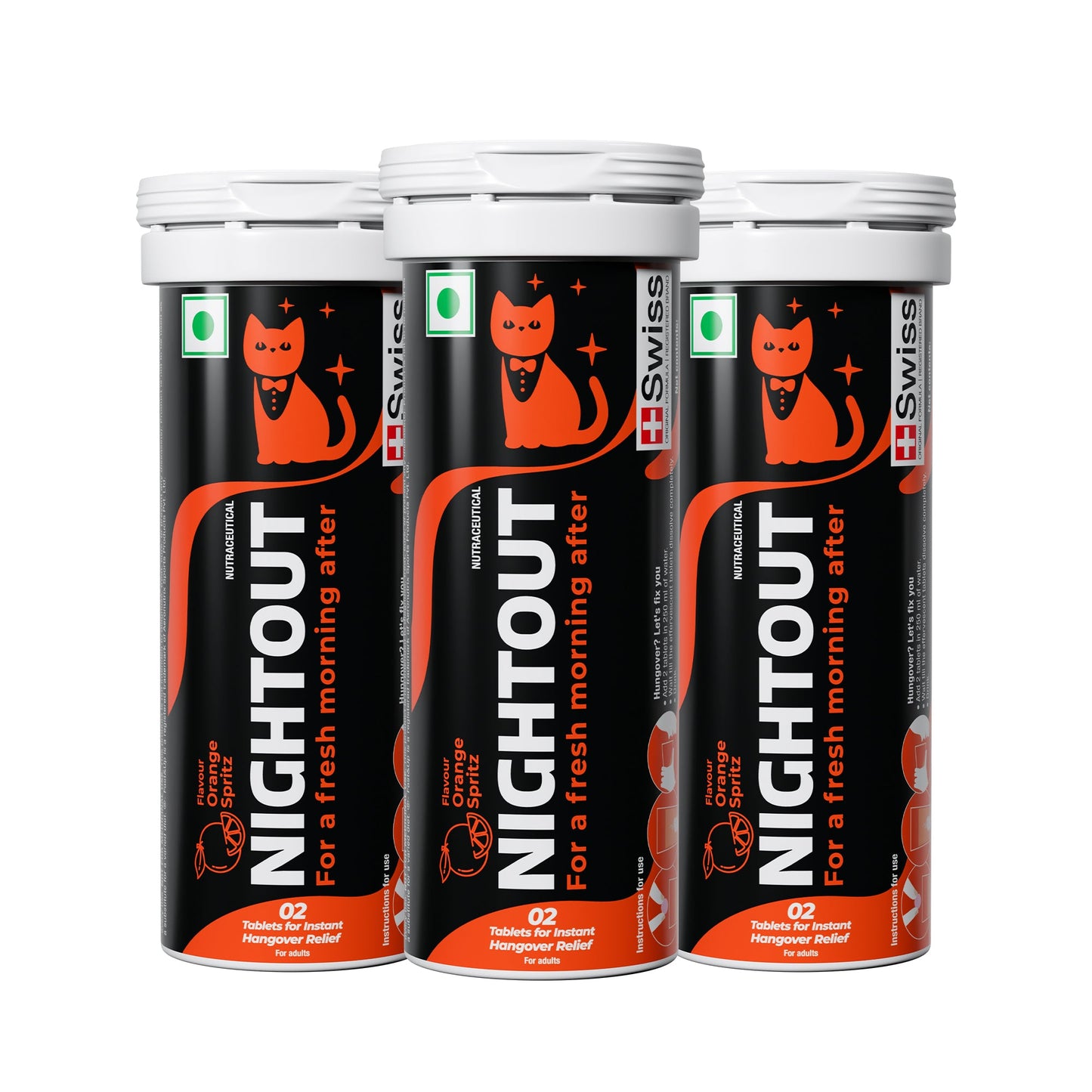 Fast&Up NightOut Instant Hangover Relief- Orange Spritz