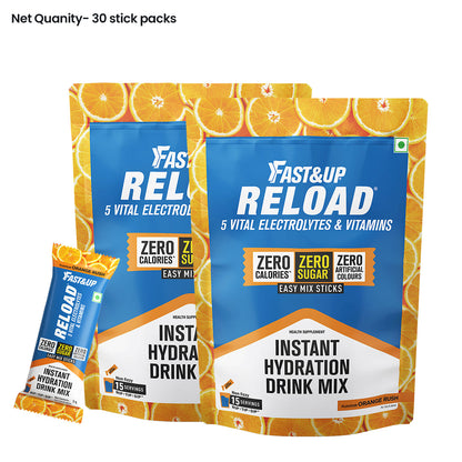 Fast&Up Reload - Zero Sugar Instant Hydration Sticks - Orange