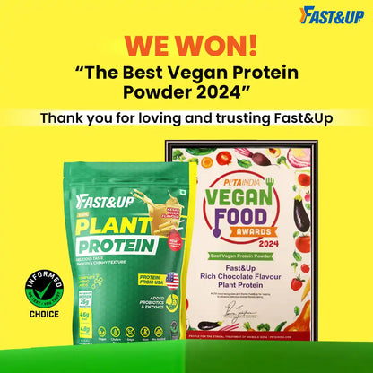 Fast&Up Plant Protein - Kesar Kulfi - 25 Servings