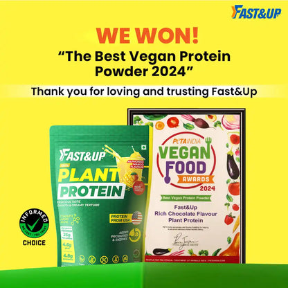 Fast&Up Plant Protein - Alphonso Mango - 25 Servings