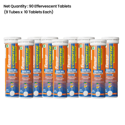Fast&Up L-Carnitine 3000mg for Weight Loss - Mango