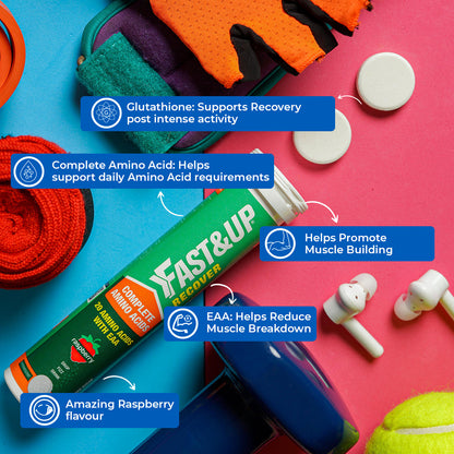 Fast&Up Recover with 20 Amino Acids - Raspberry