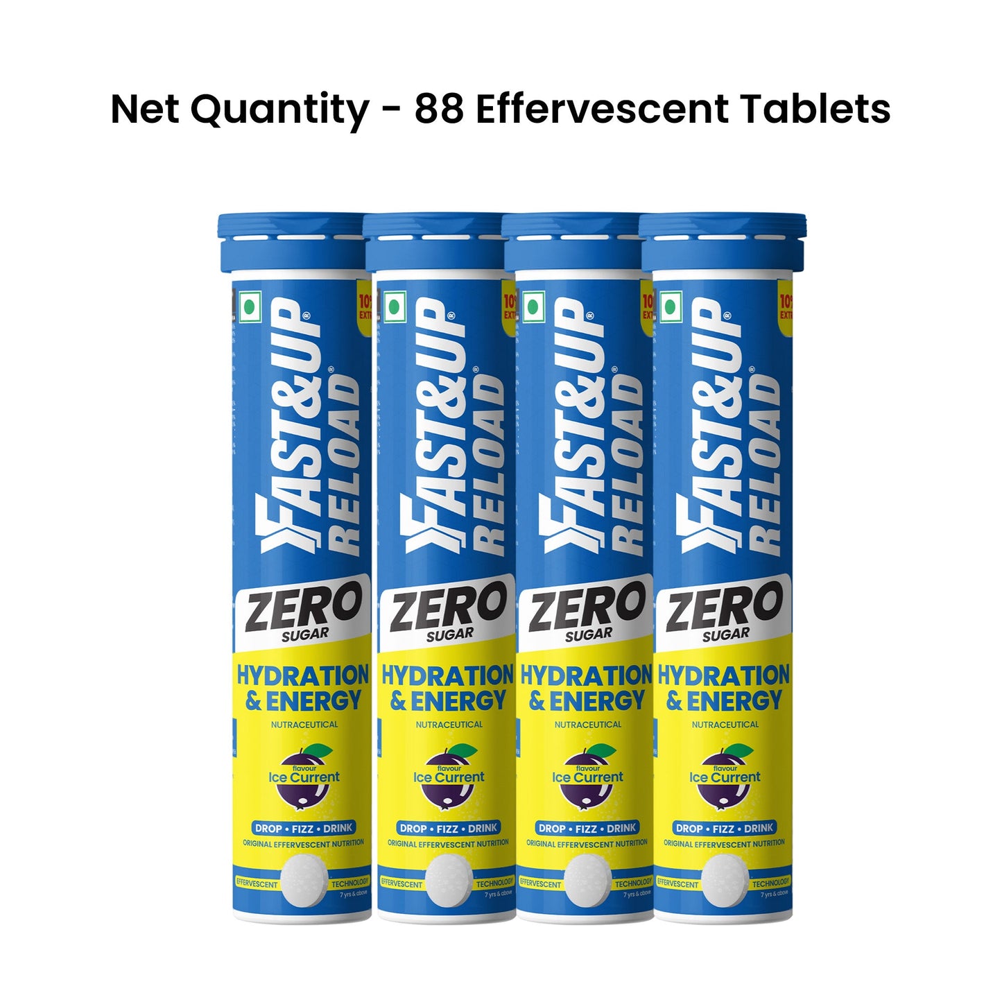 Fast&Up Reload Zero Sugar Instant Hydration Drink - Ice Current
