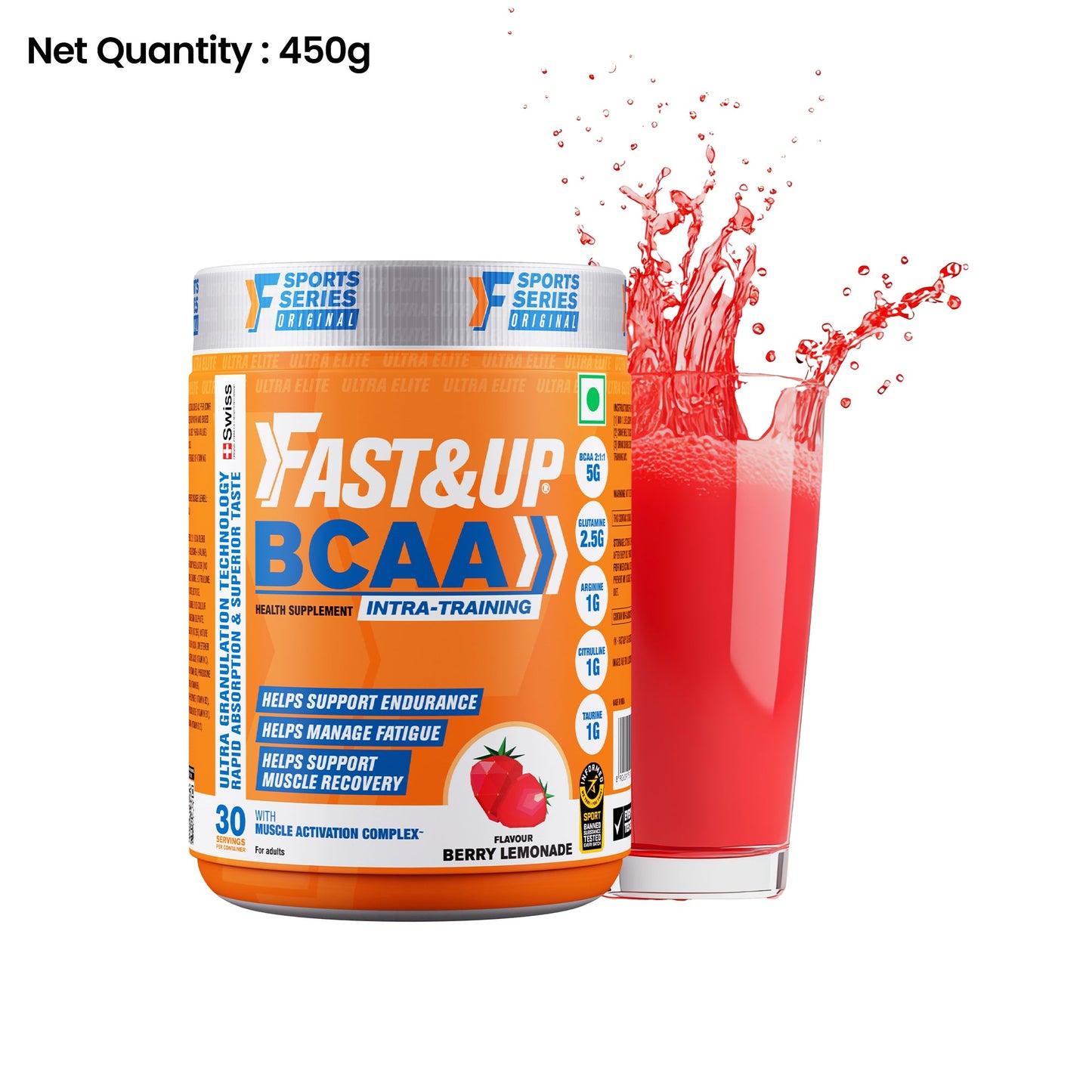 Fast&Up BCAA Advanced - Berry Lemonade