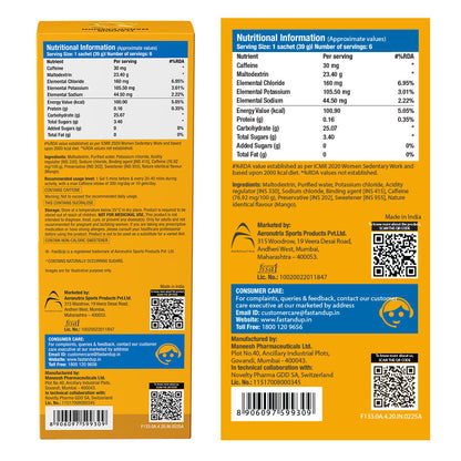 Fast&Up L-Carnitine 3000mg + Energy Gel | Mango