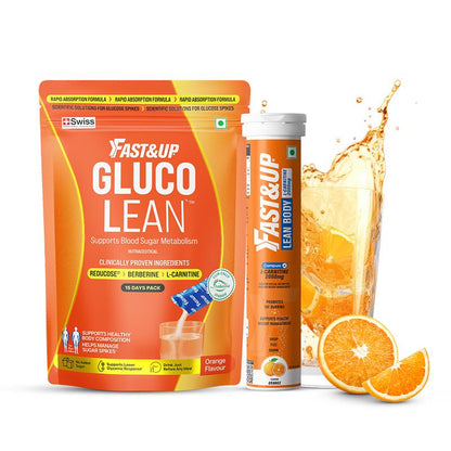 Fast&Up Lean Body + Glucolean | Orange Flavour