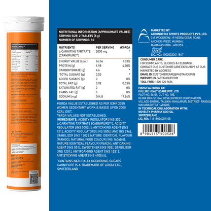 Fast&Up Lean Body + Energy Gel | Mango