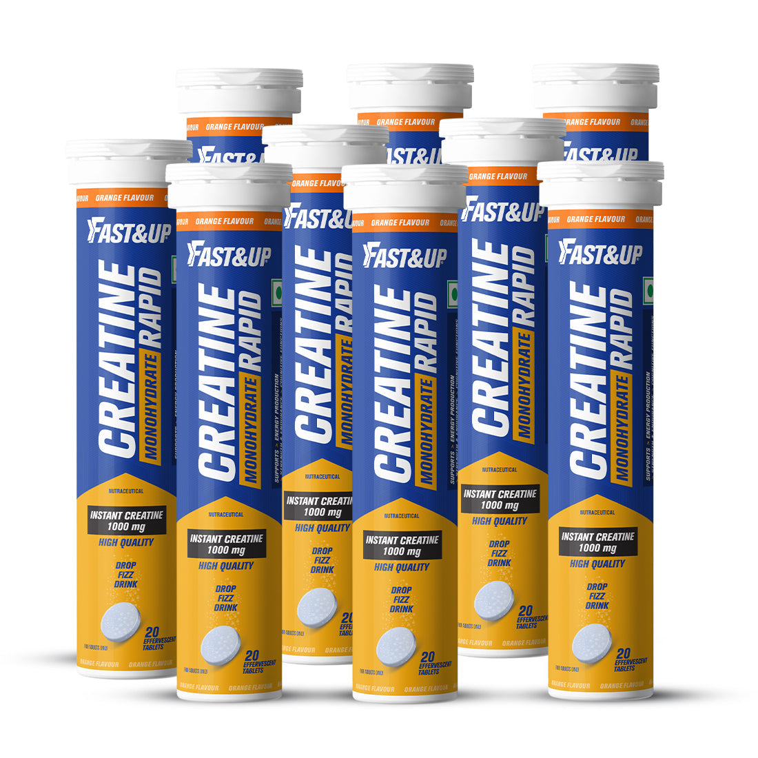 Fast&Up Creatine Rapid Effervescent - Orange Flavour