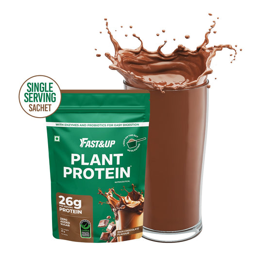 Fast&Up Plant Protein - Rich Chocolate - Single Serving Sachet