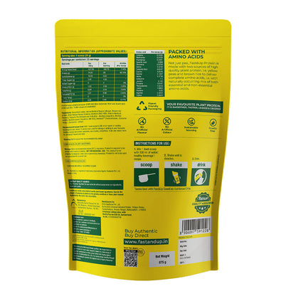 Fast&Up Plant Protein - Alphonso Mango - 25 Servings