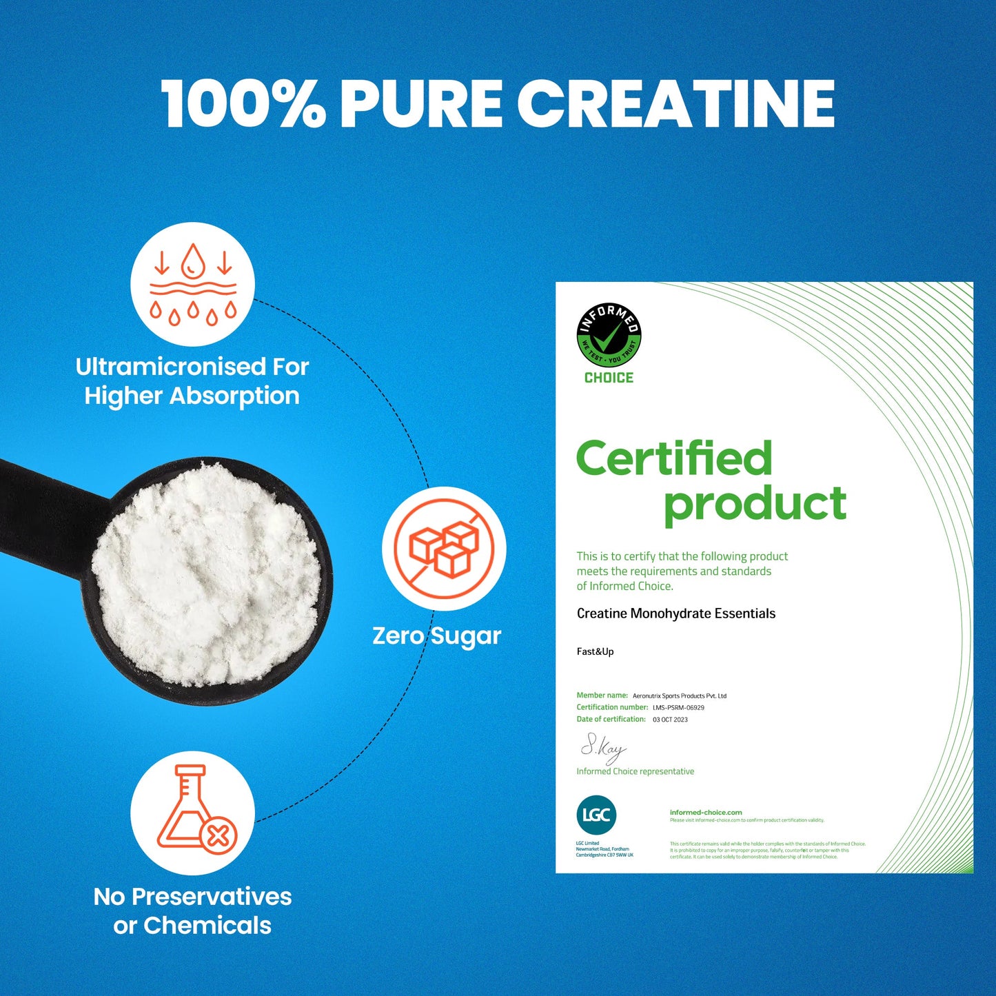 Fast&Up Creatine Monohydrate Essentials