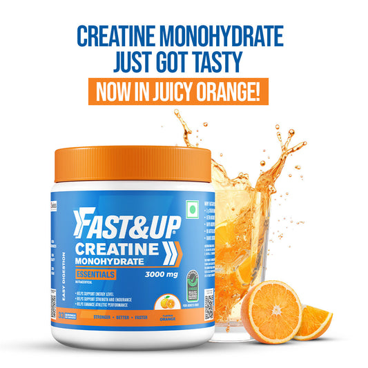 Fast&Up Creatine Monohydrate Essentials - Orange Flavour