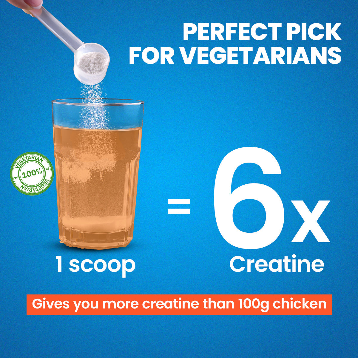 Fast&Up Creatine Monohydrate Essentials - Orange Flavour