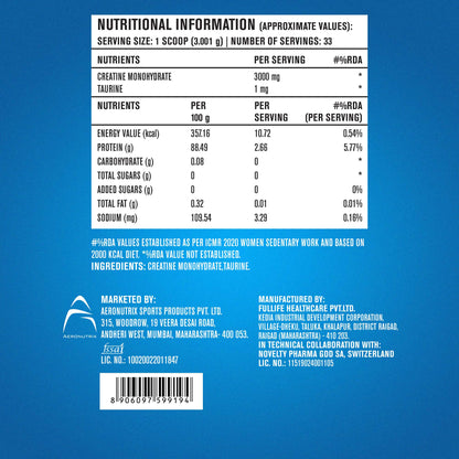 Fast&Up Creatine Monohydrate Essentials